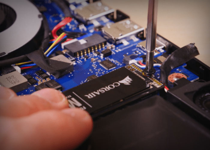 Udskiftning af SSD harddisk