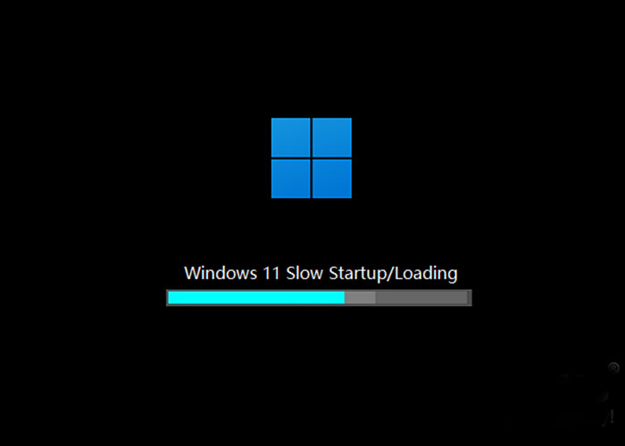 Windows screenshot med loading bar